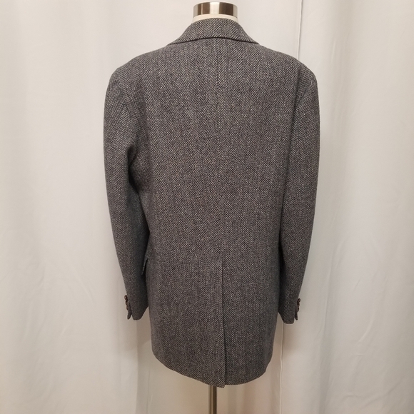 Vintage 60s Pendleton 100%Virgin Wool Blazer Tweed Sz 40 Long - Picture 4 of 10